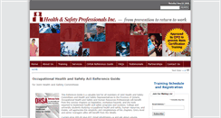 Desktop Screenshot of hspinc.ca